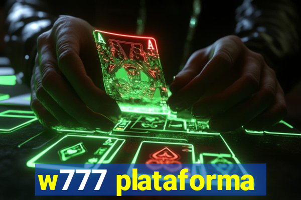 w777 plataforma